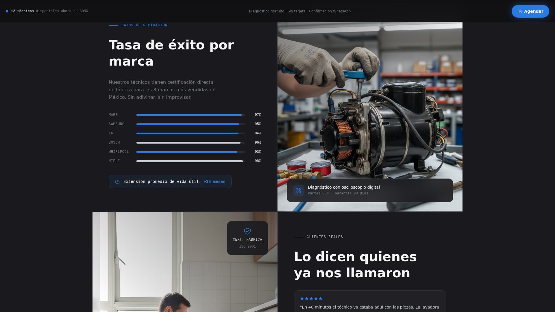Repara - Certified Appliancerepair Landing Page Template