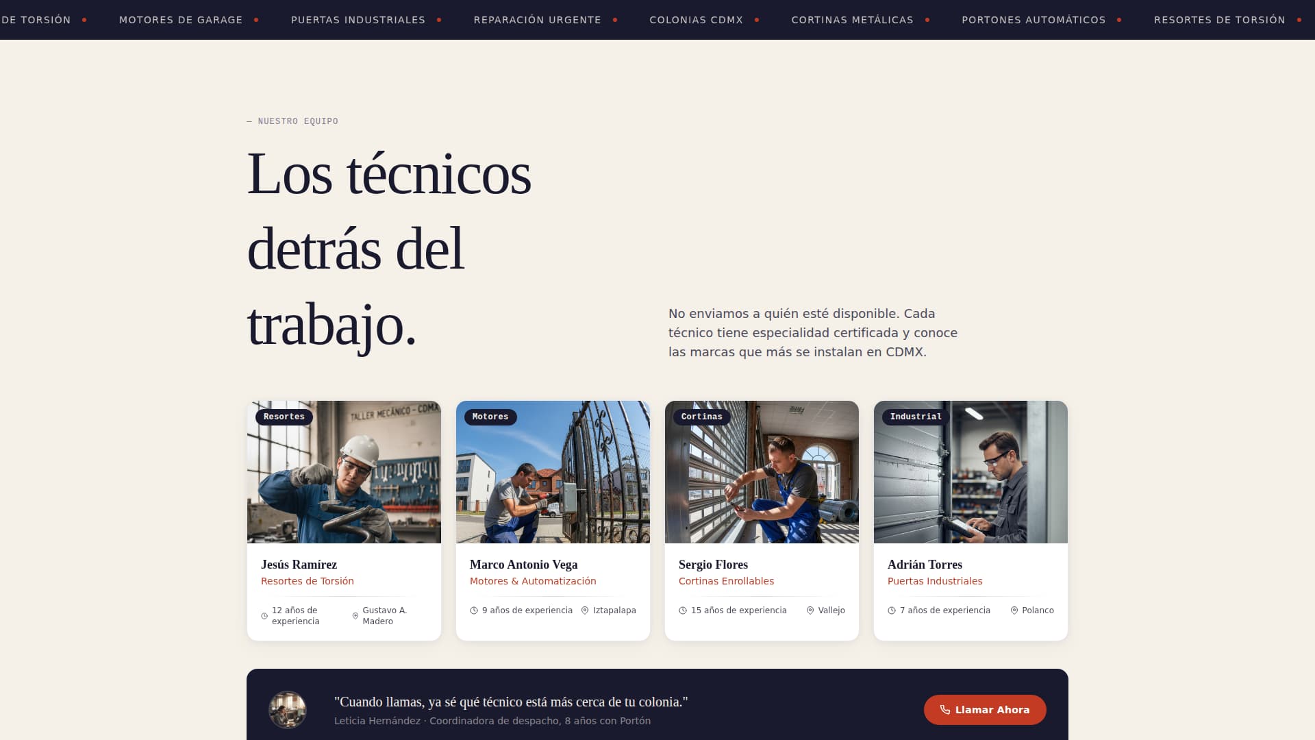 Portn - Authoritative Garagedoor Landing Page Template
