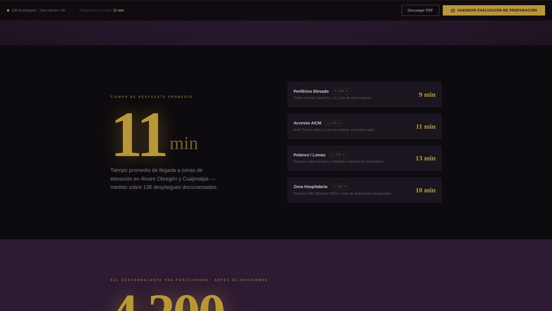 Despeje - Elite Snowremoval Landing Page Template