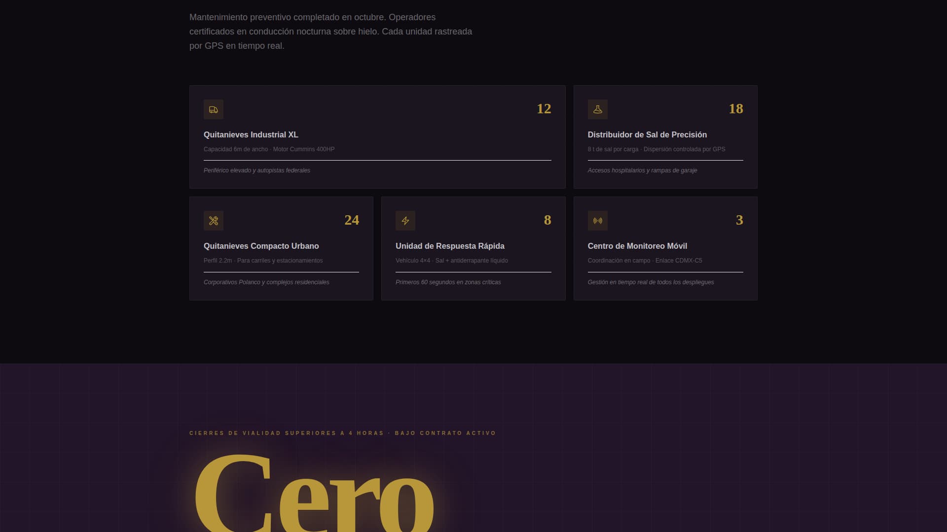 Despeje - Elite Snowremoval Landing Page Template
