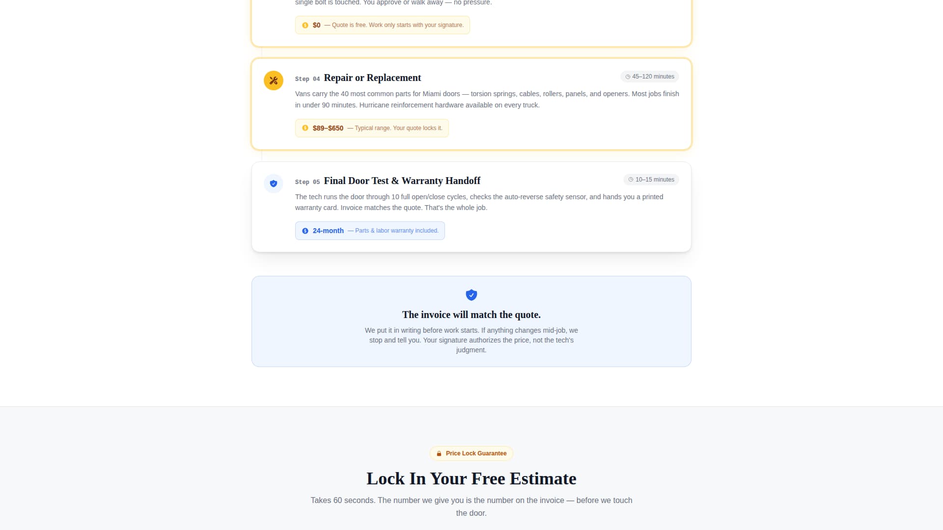 Liftgate - Transparent Garagedoor Landing Page Template