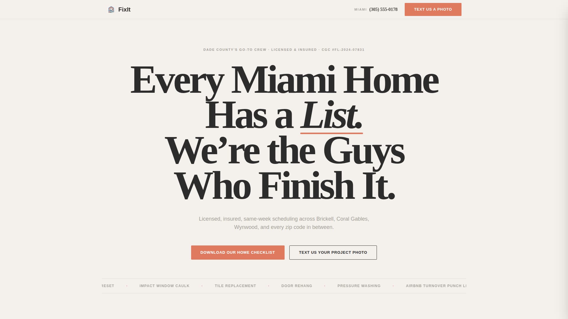 Restore — Trusted Home Repair Landing Page Template