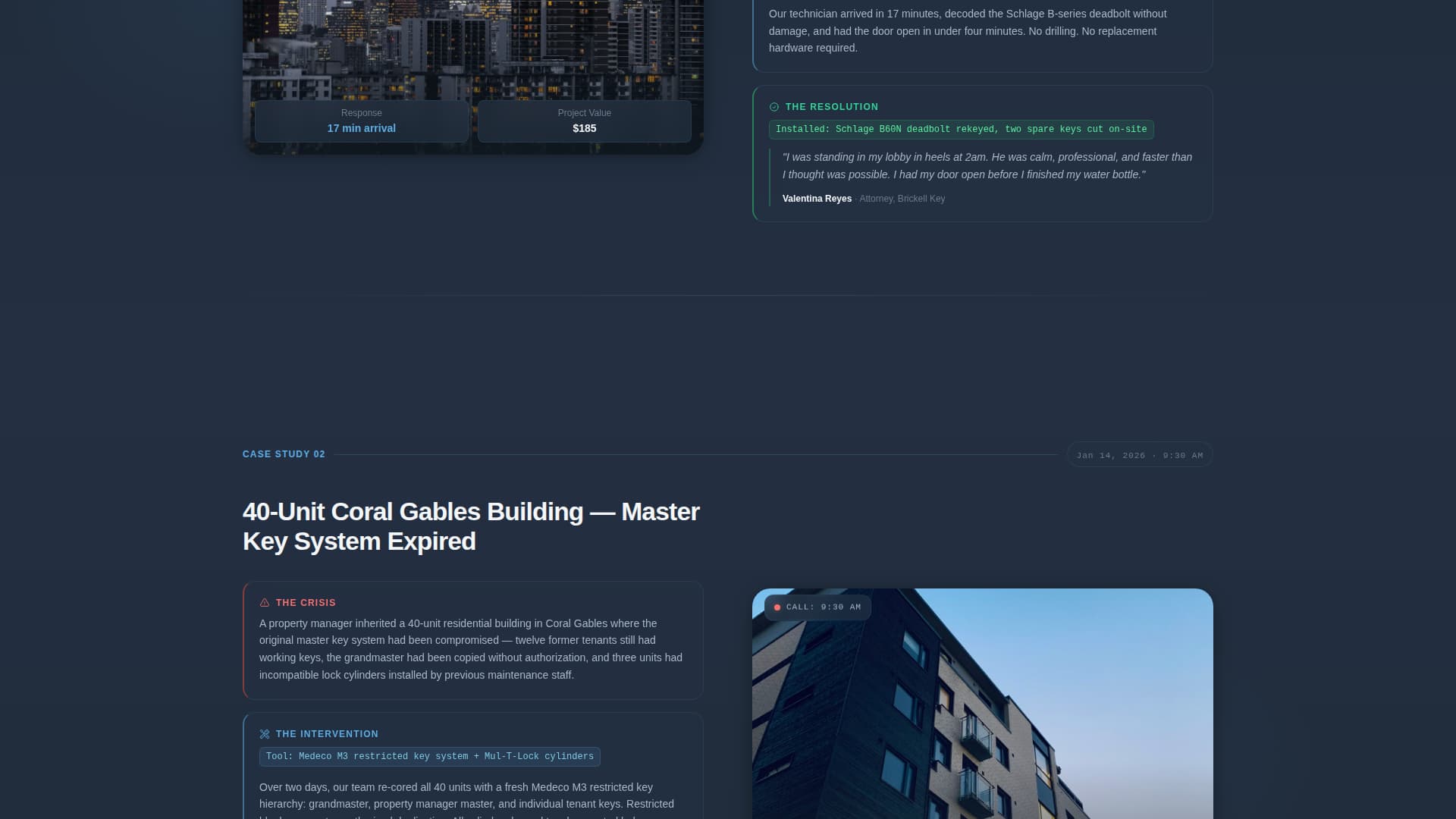 Keyway - Rapid Locksmith Landing Page Template
