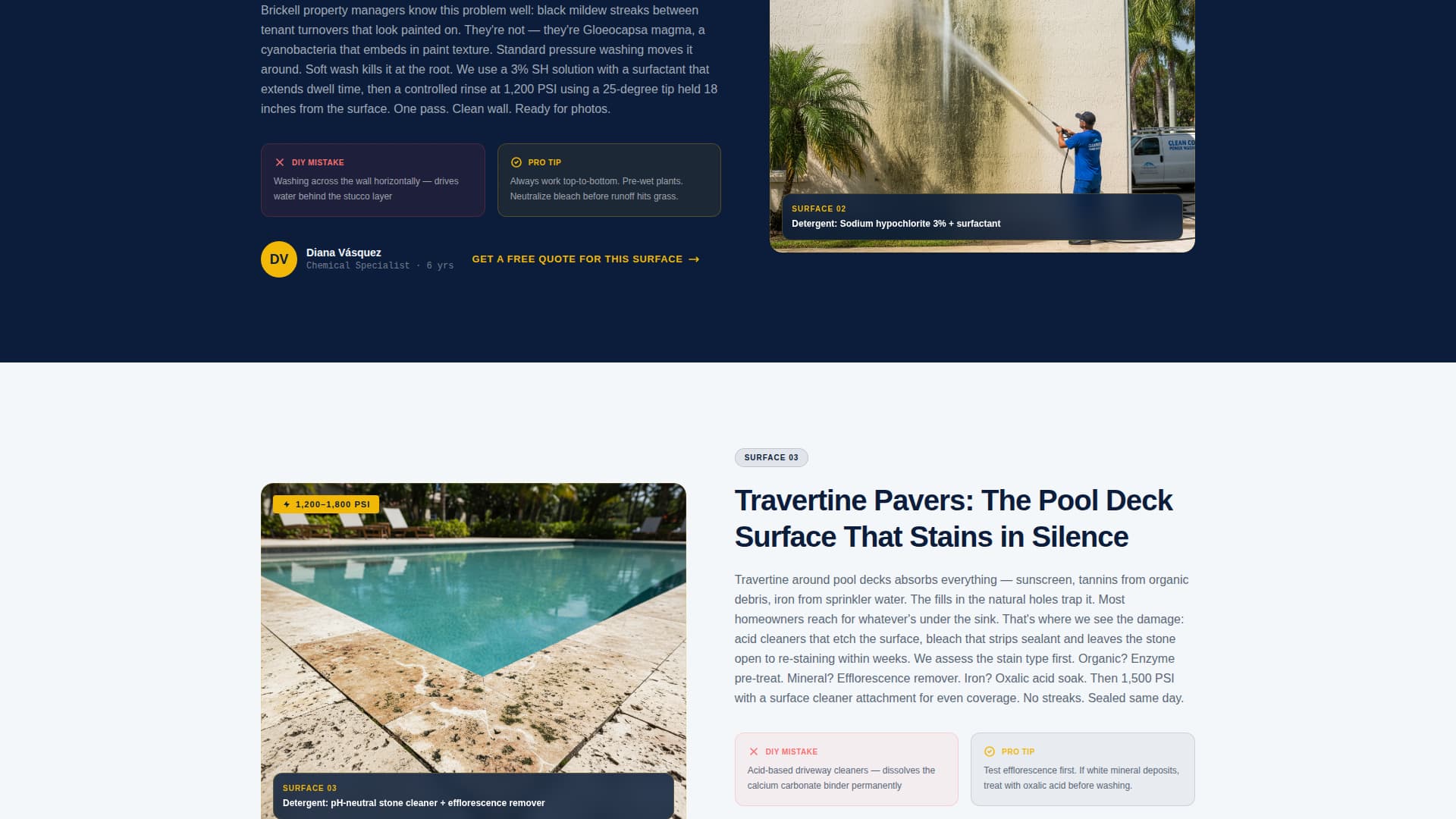 Blast — Certified Surface Restoration Landing Page Template