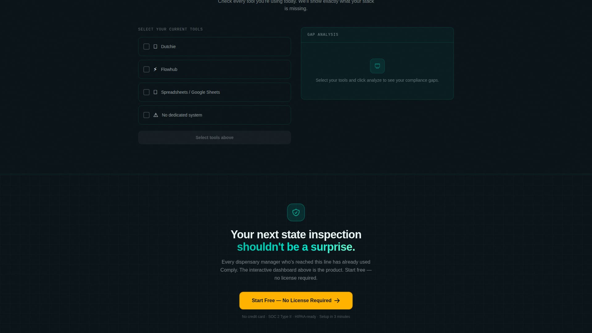 Comply - Unified Cannabismanagement Landing Page Template