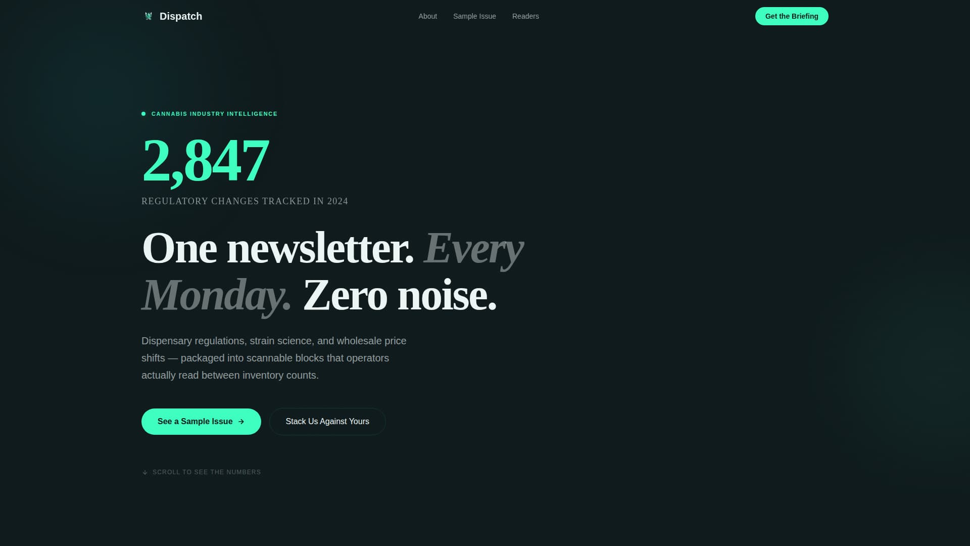 Cannabis Digital Presence Professional Website Template