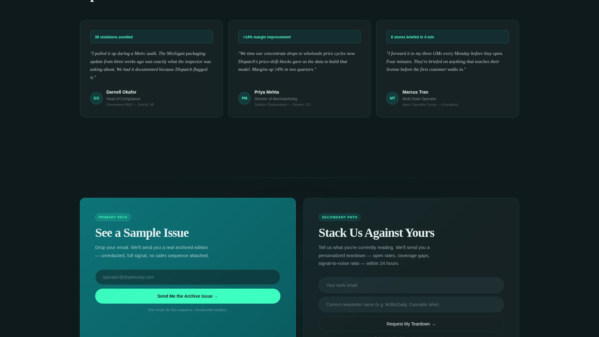 Cannabis Digital Presence Professional Website Template
