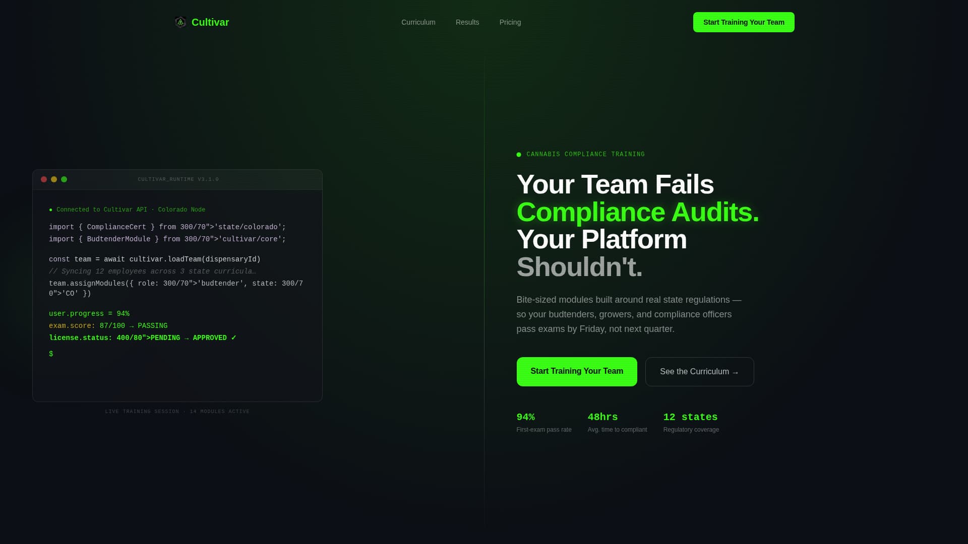 Cannabis Software & SaaS Privacy Policy Website Template