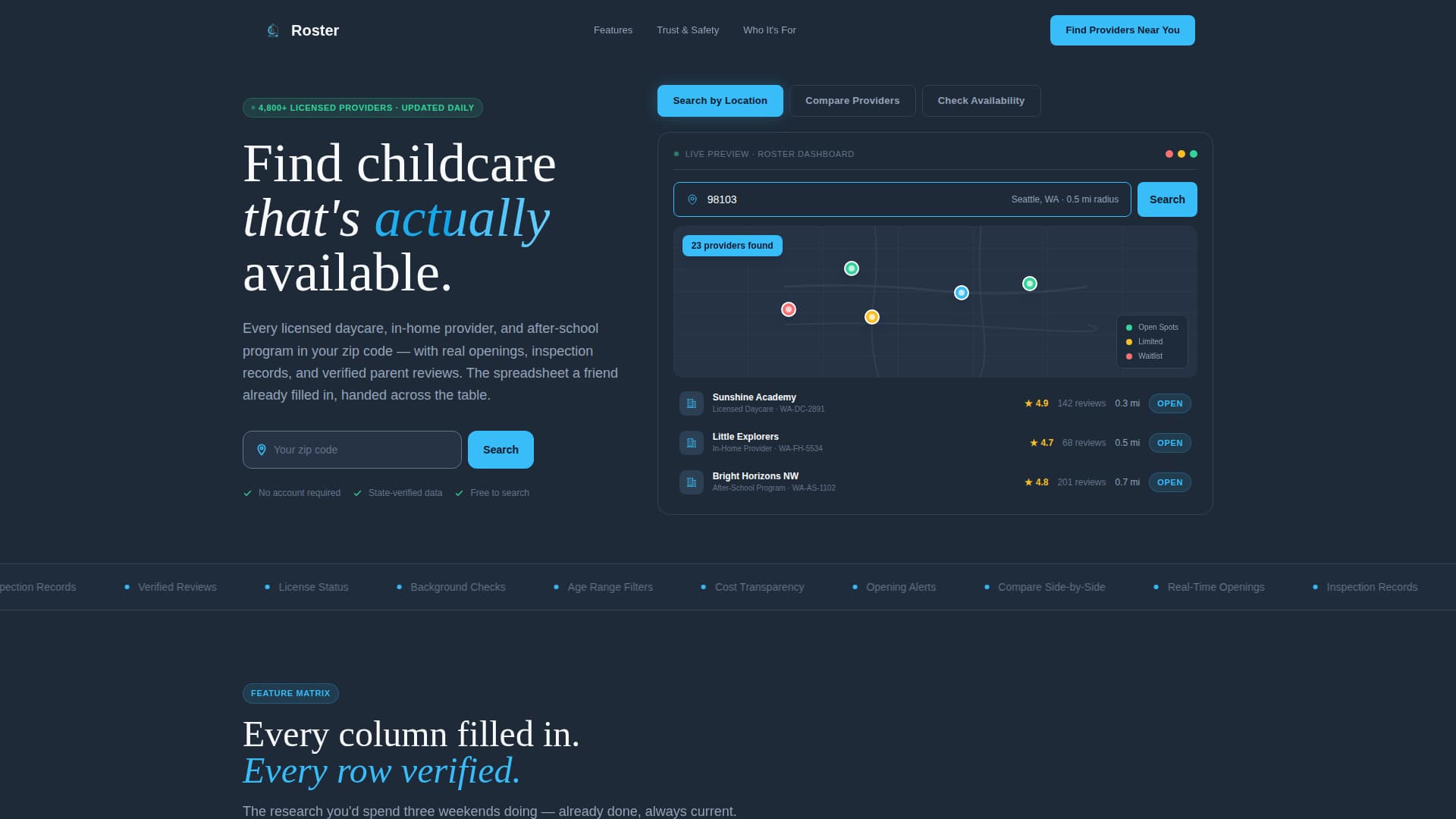 Child - Premium Care Landing Page Template