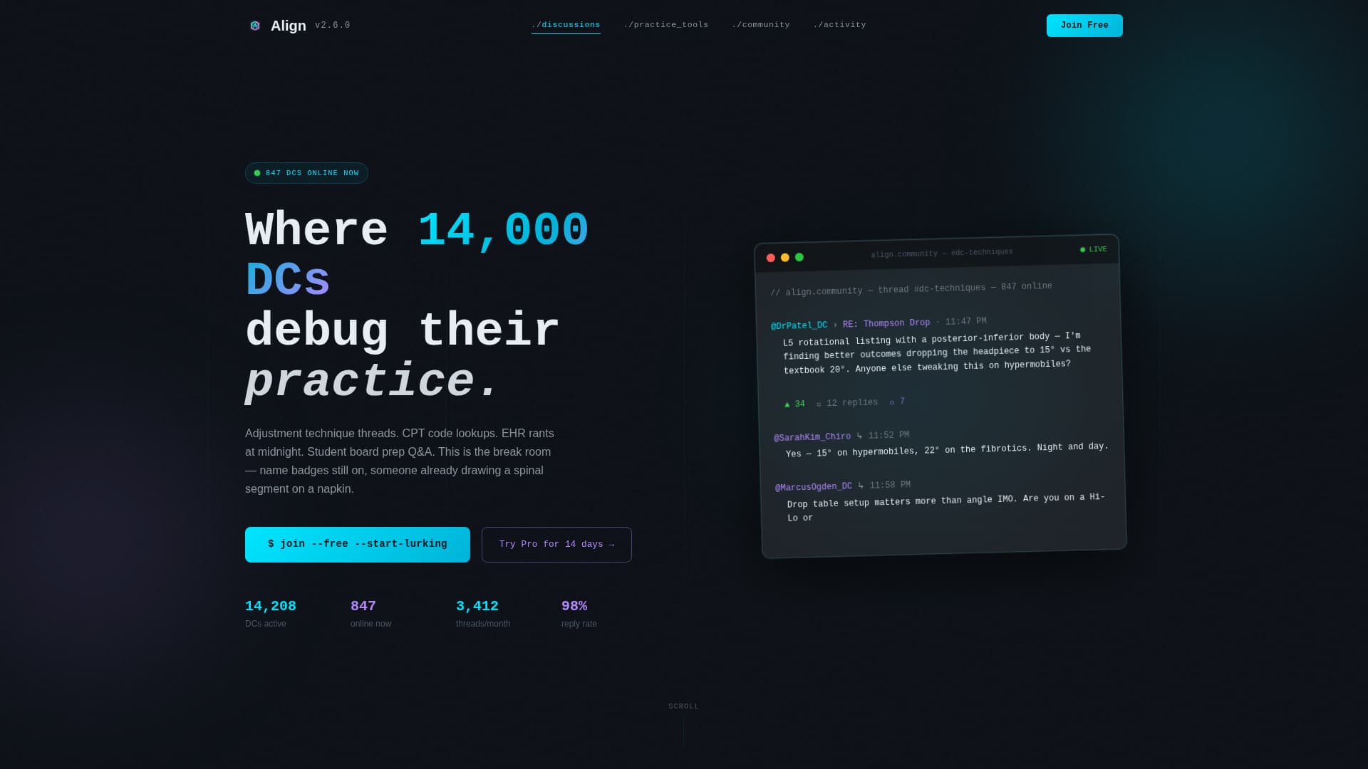 Align - Dynamic Chiropractic Landing Page Template