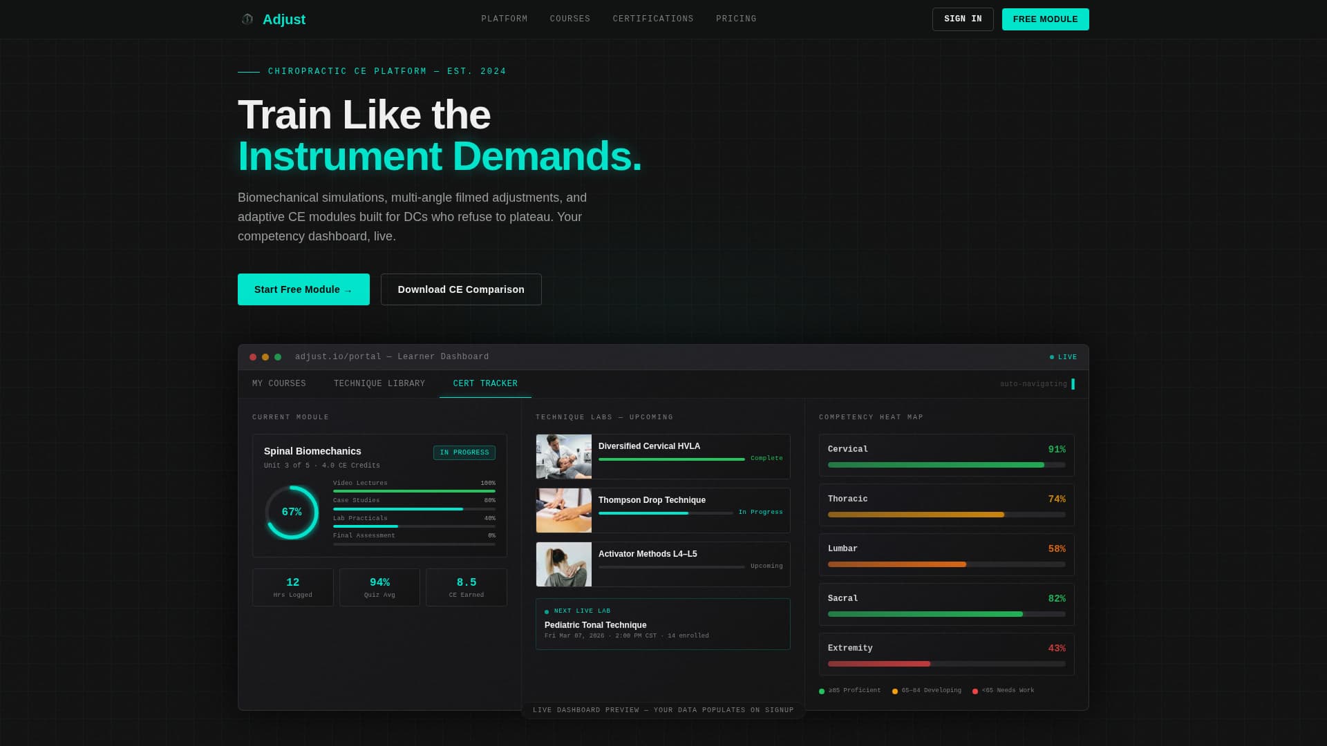 Chiropractic Digital Presence Complete Careers Website Template