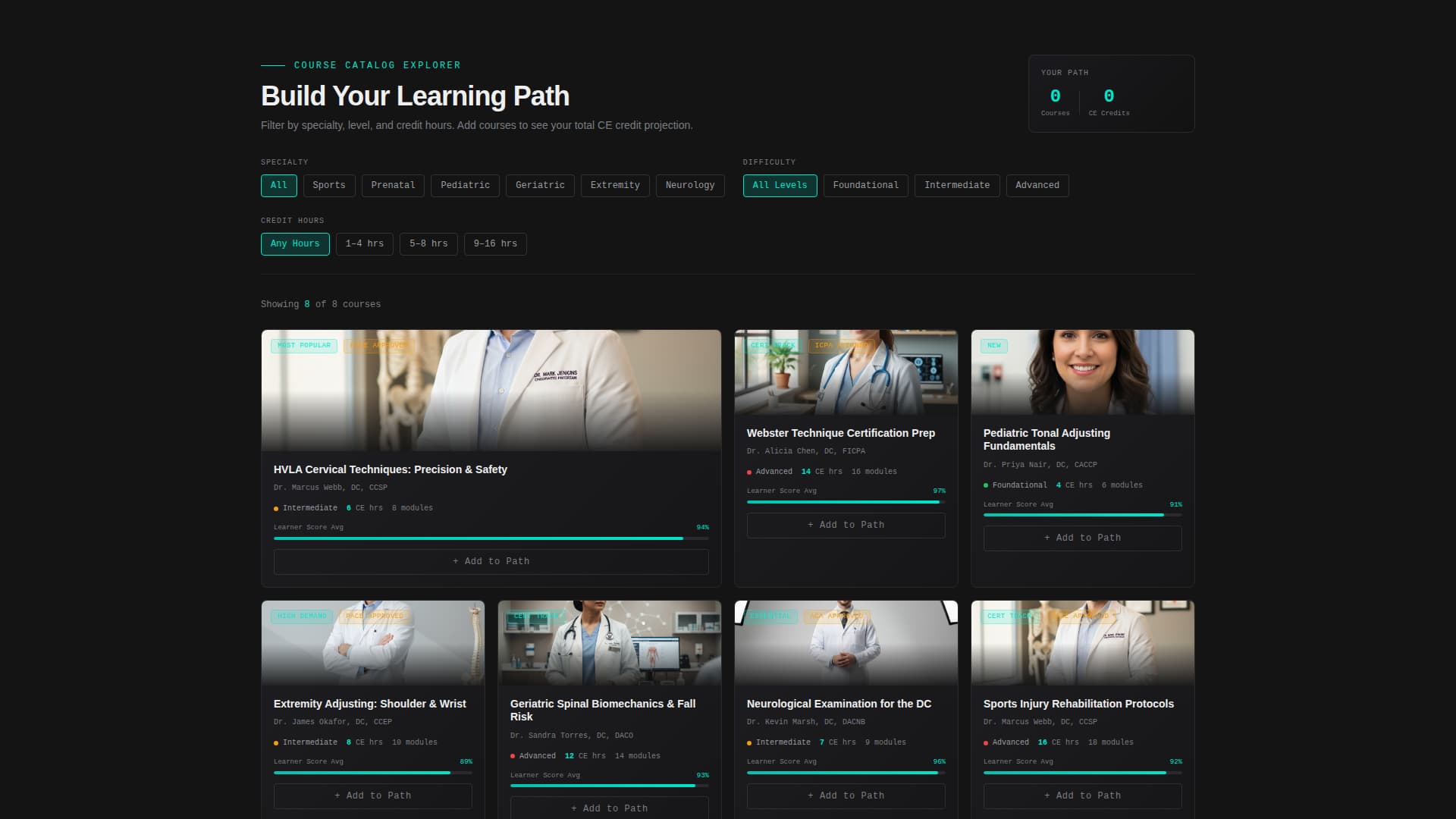 Chiropractic Digital Presence Complete Careers Website Template