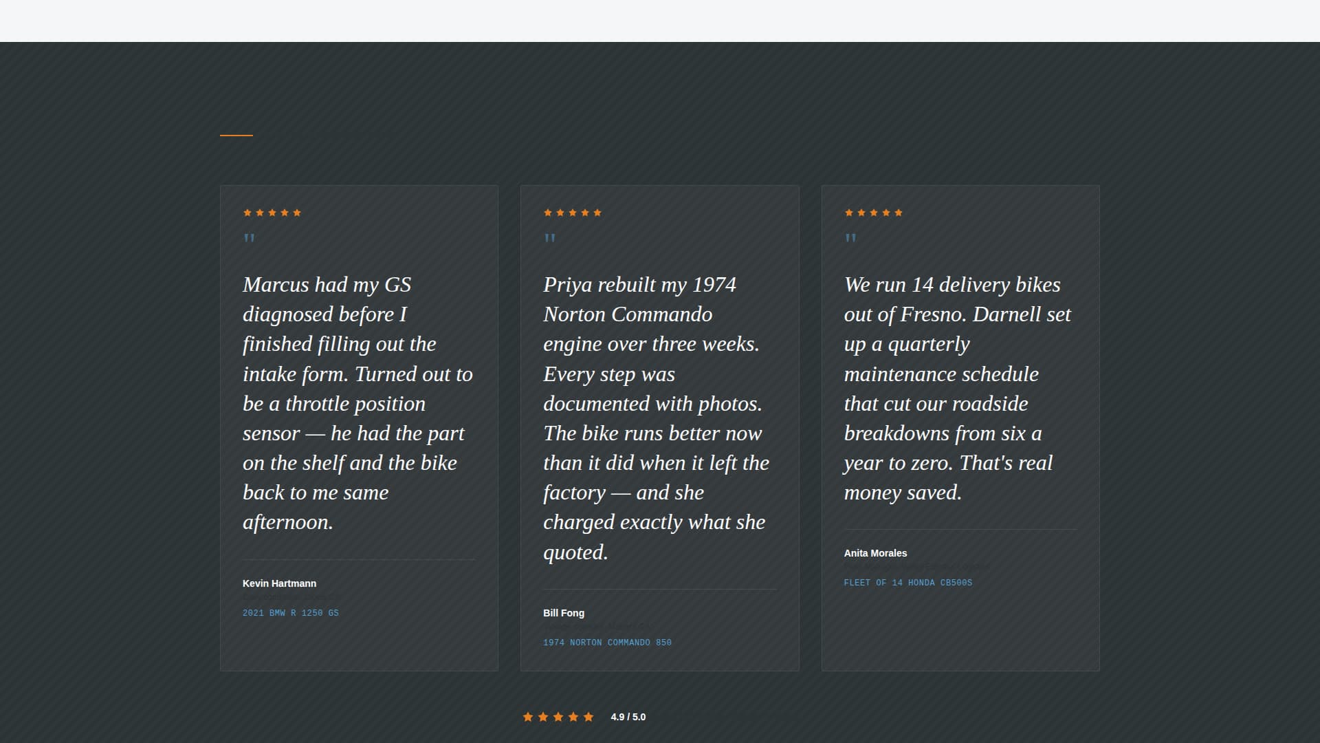 Torque - Precision Motorcycle Landing Page Template