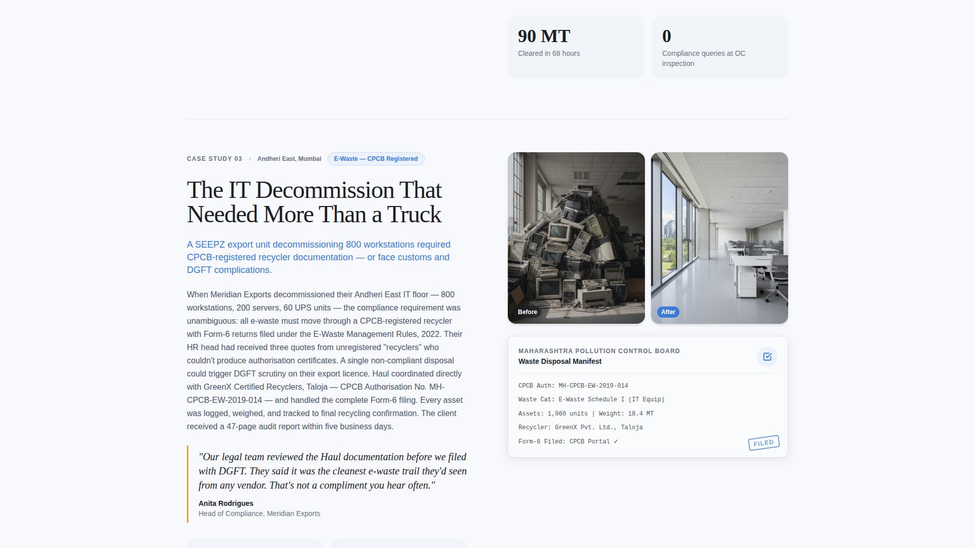Haul - Compliant Junkremoval Landing Page Template