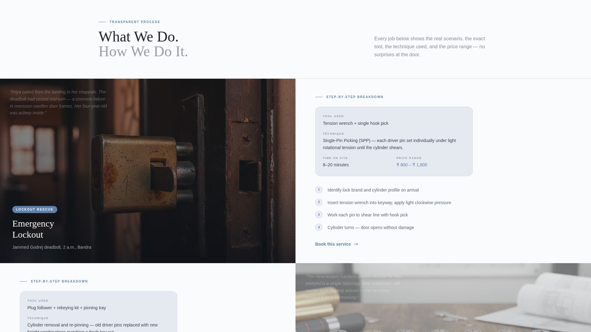 Secure — Expert Commercial Locksmith Landing Page Template