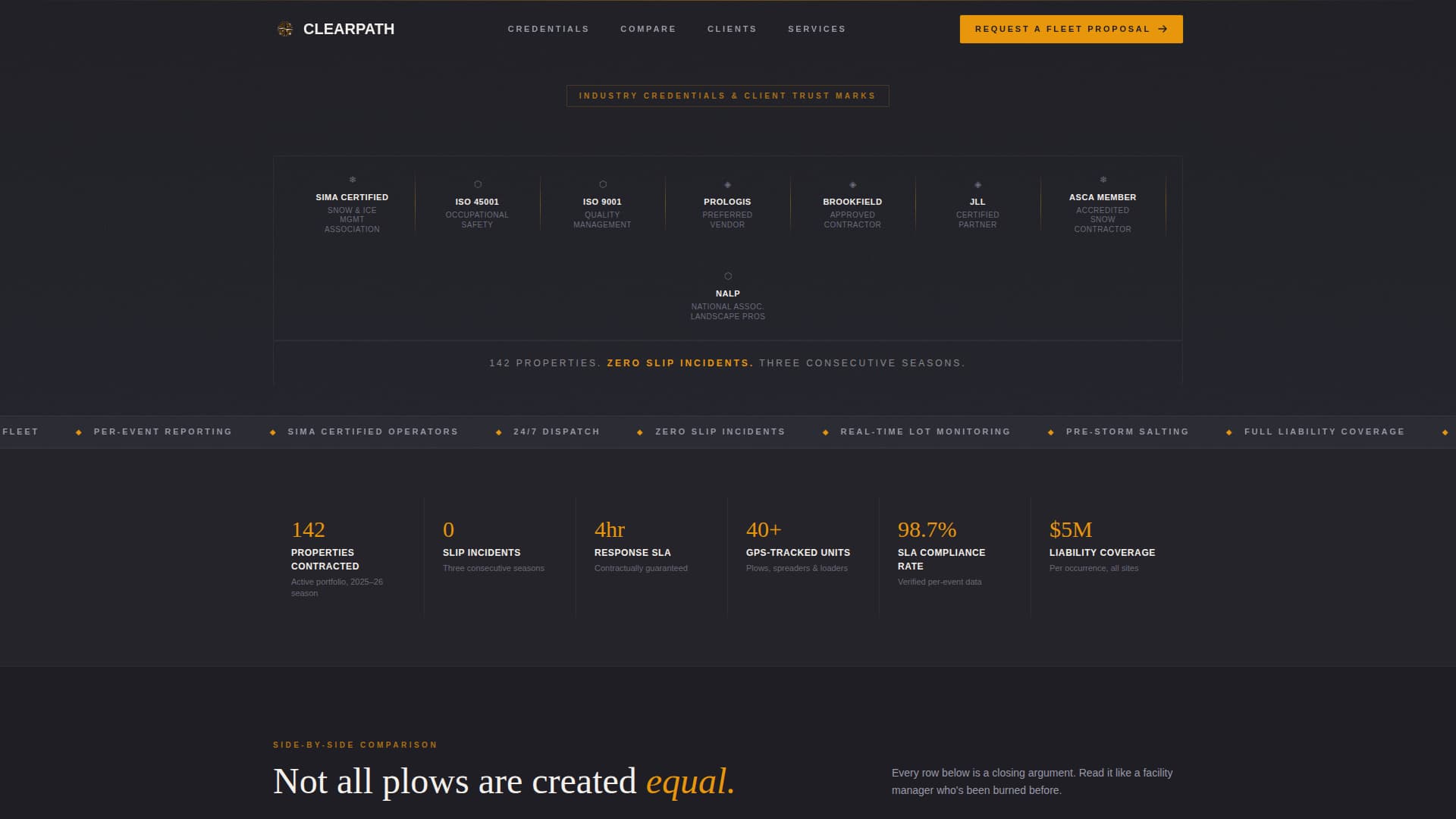 Clearpath - Elite Snowremoval Landing Page Template