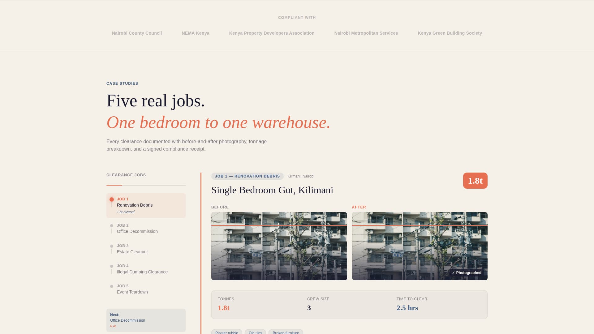 Haul - Proven Junkremoval Landing Page Template