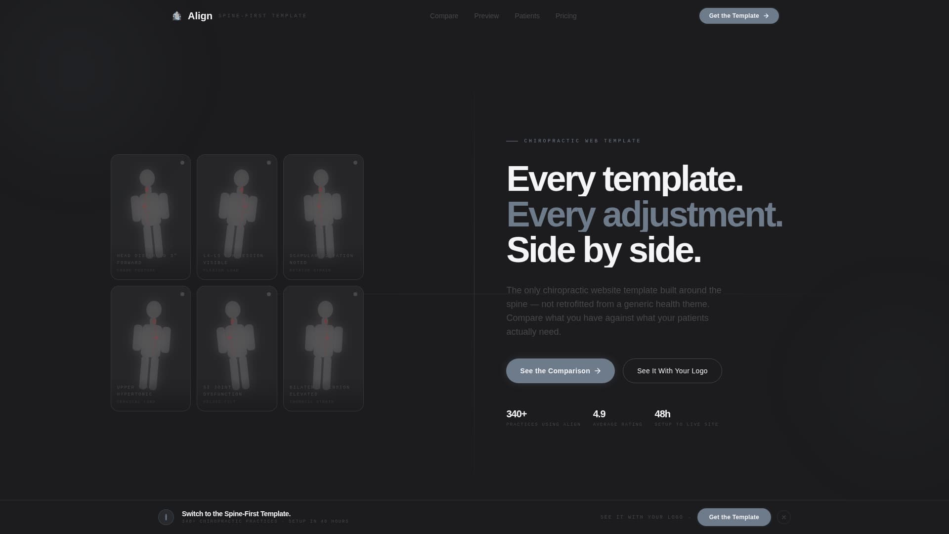 Chiropractic Digital Presence Careers Website Template