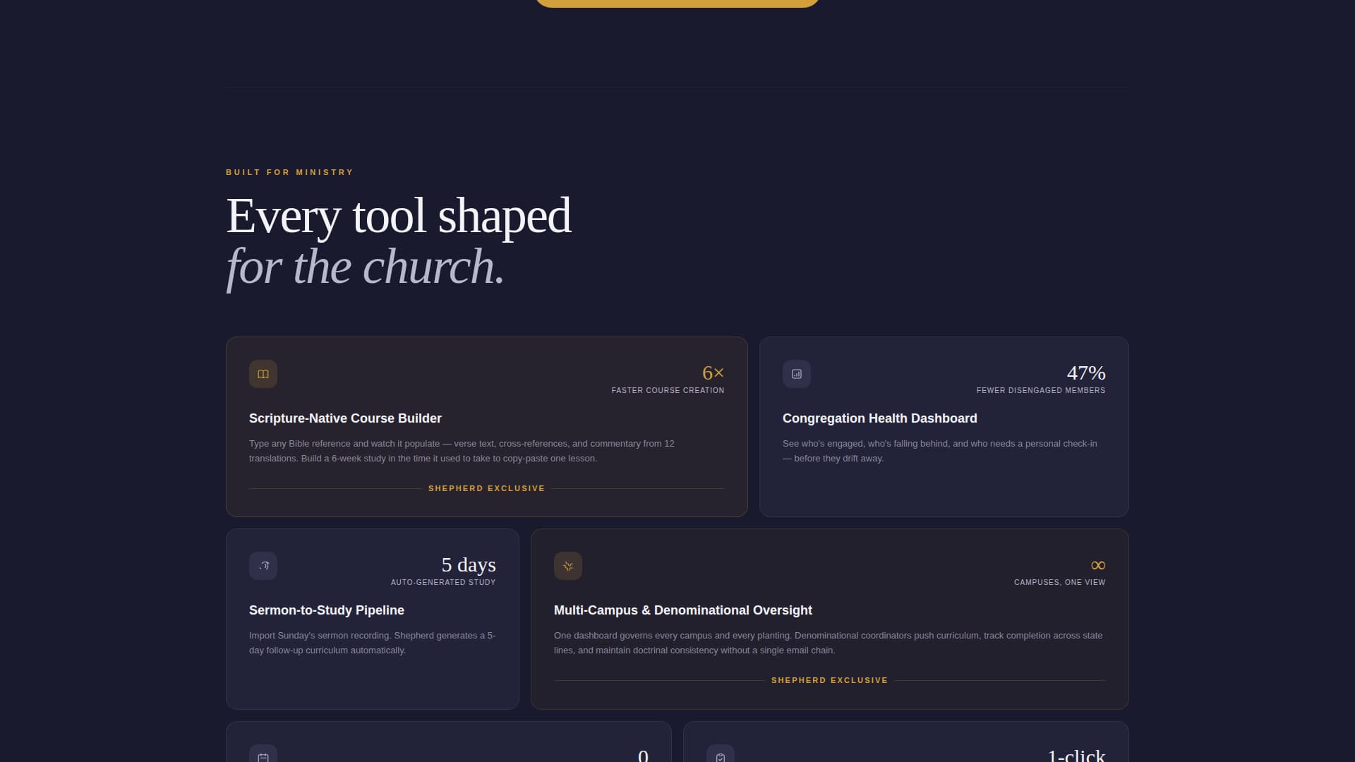Church & Religious Software Complete Cost Calculator Website Template