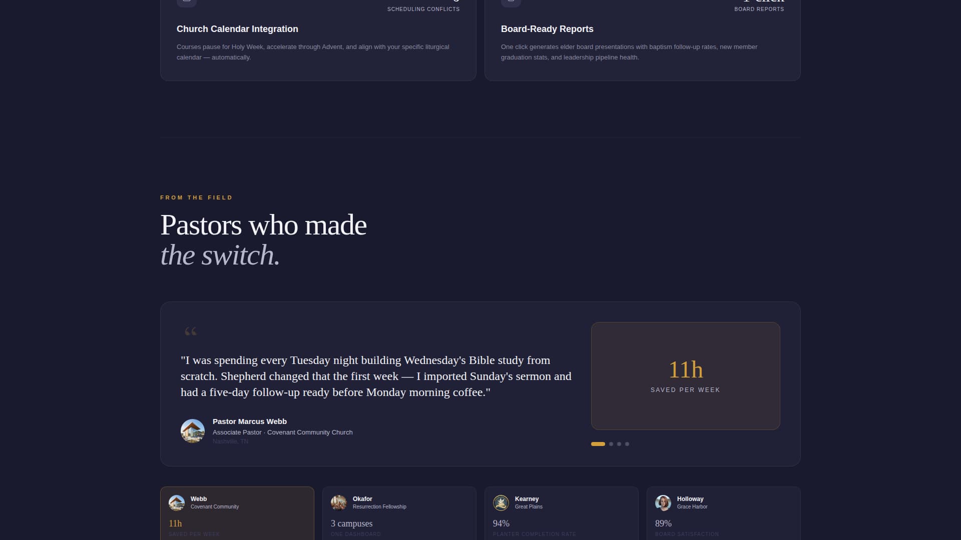 Church & Religious Software Complete Cost Calculator Website Template