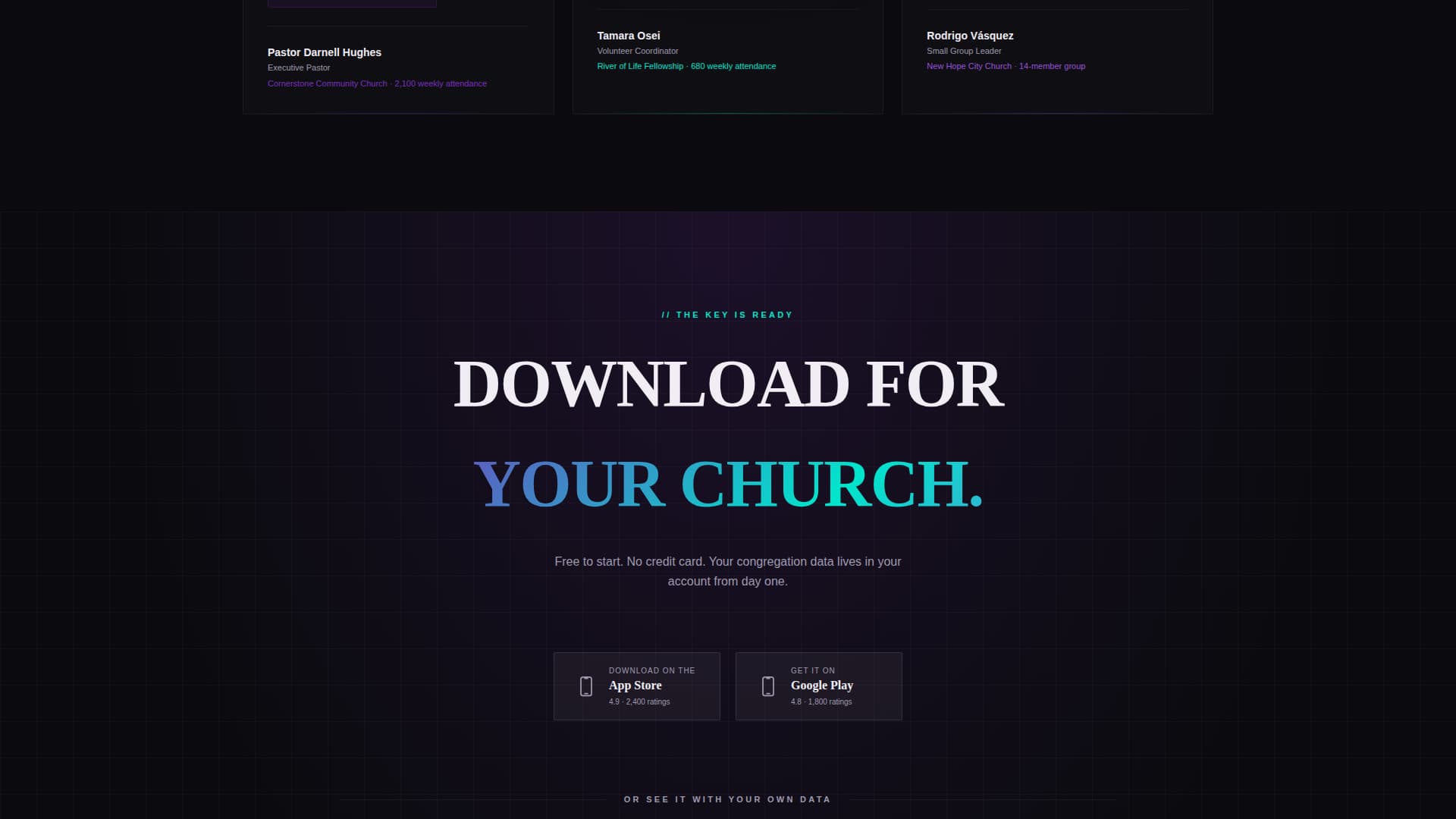 Church & Religious Software Expert Professional Website Template