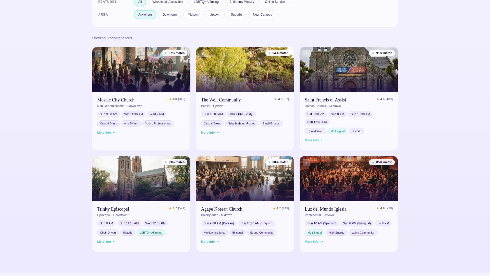 Church & Religious Org Professional Website Template