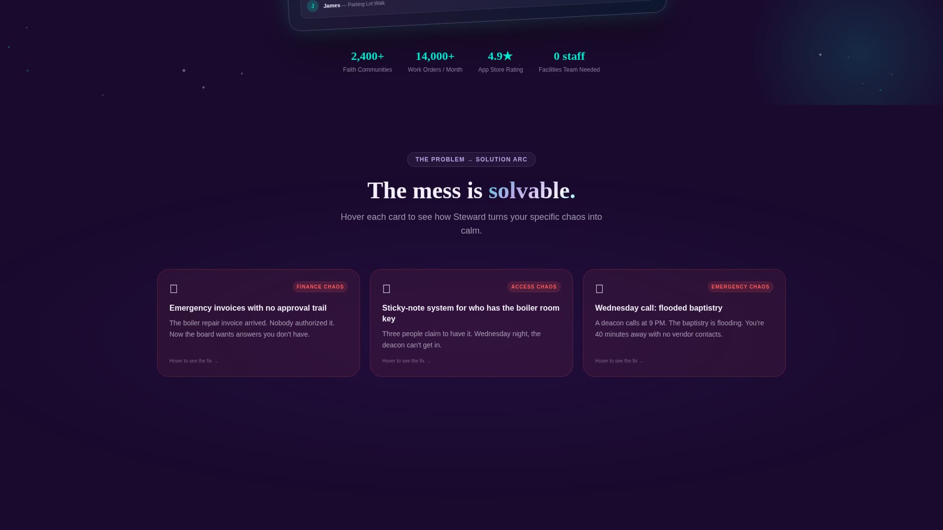 Church & Religious Org Reviews Website Template