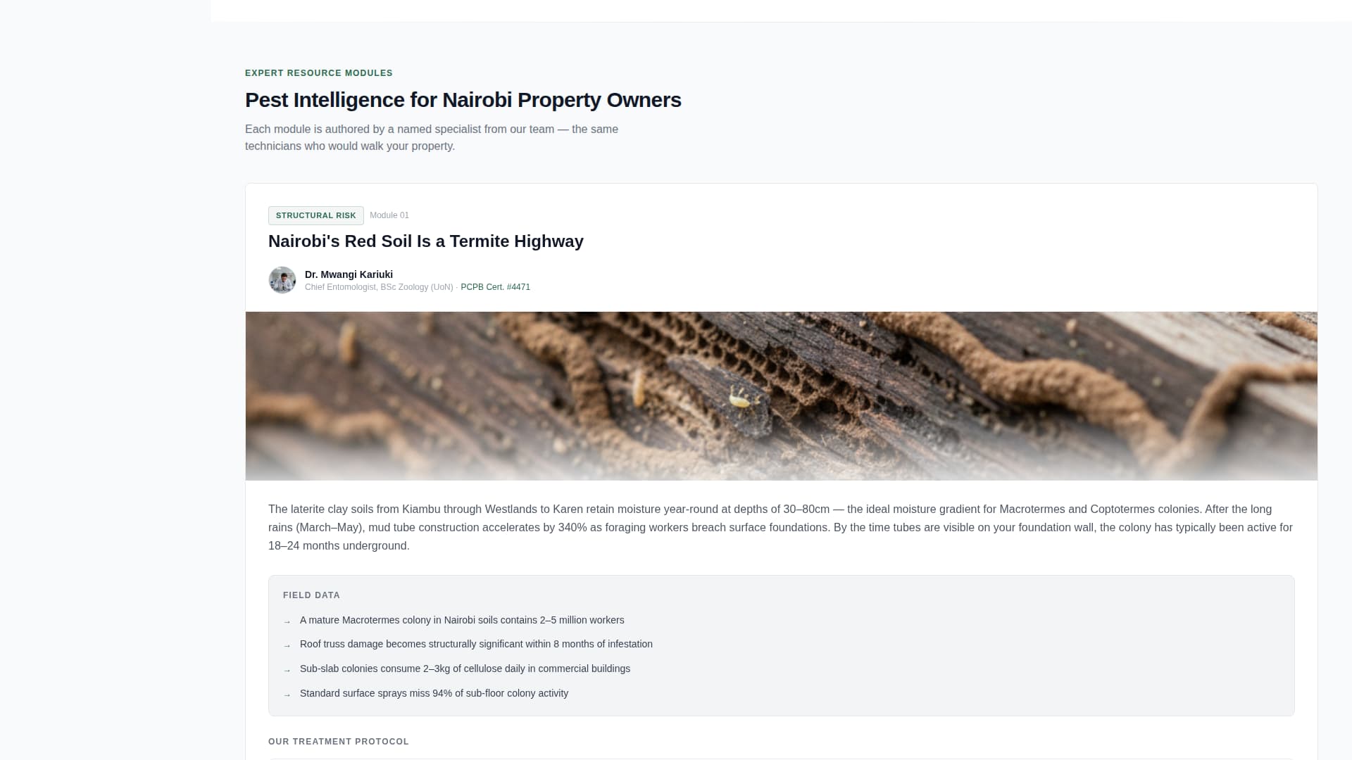 Fumigate - Certified Pestcontrol Landing Page Template