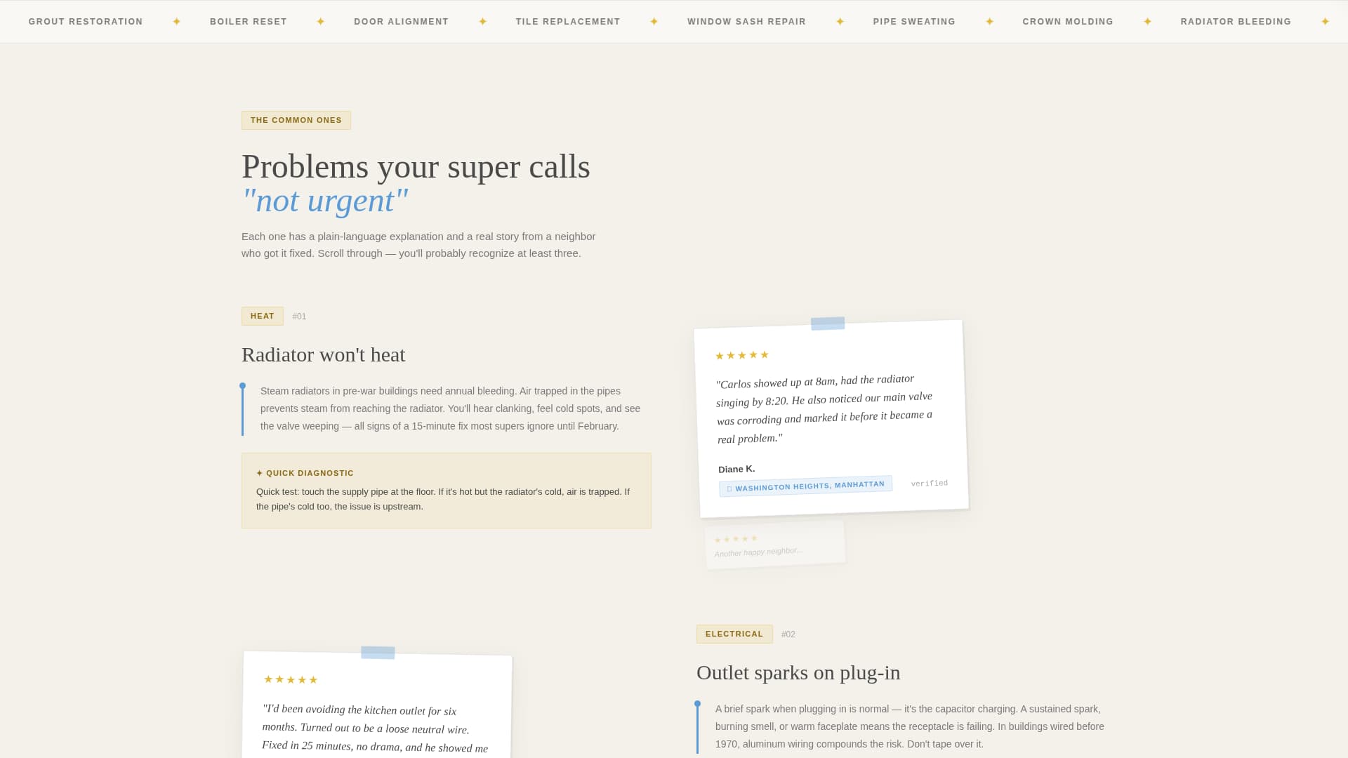 Wrench - Trusted Handyman Landing Page Template