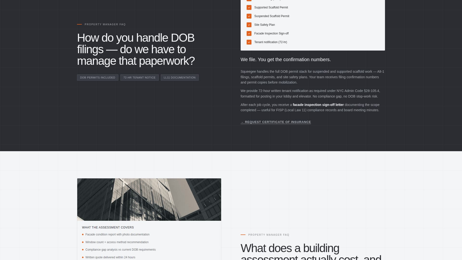 Squeegee - Compliant Windowcleaning Landing Page Template