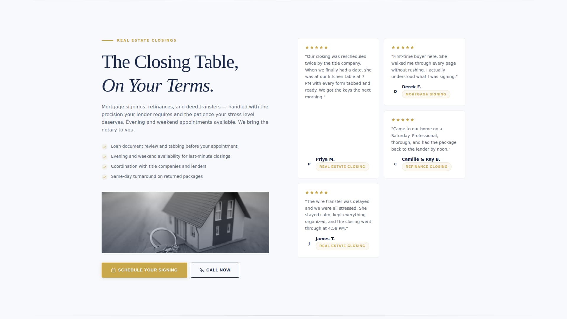Seal - Trusted Notary Landing Page Template