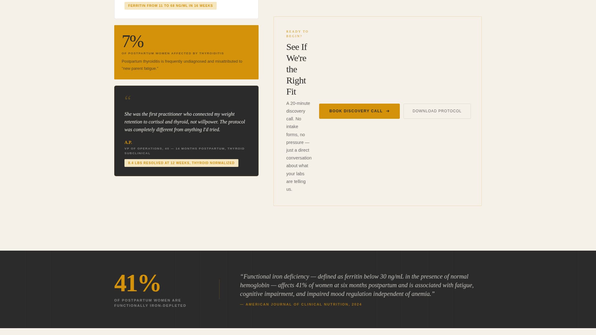 Nourish - Authoritative Nutritionist Landing Page Template