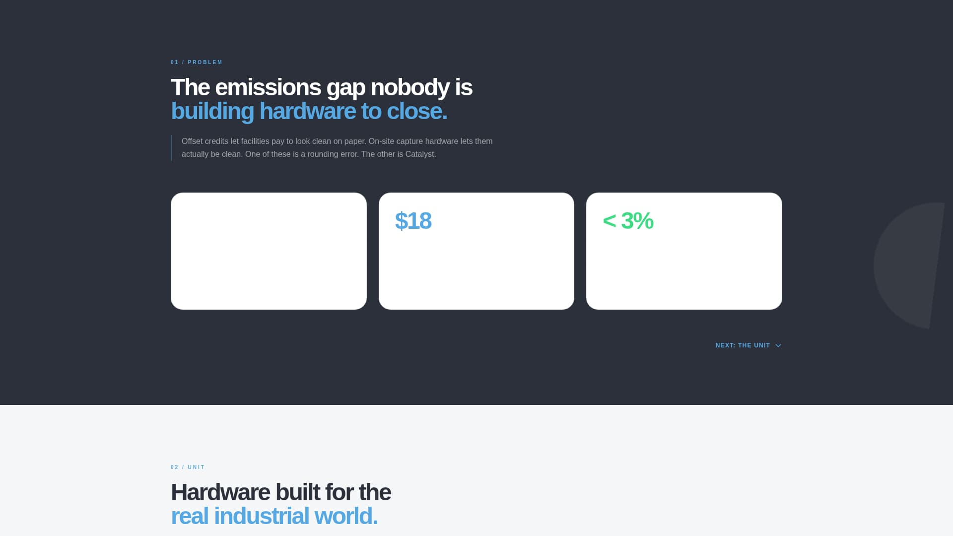 Catalyst - Modular Cleantech Landing Page Template