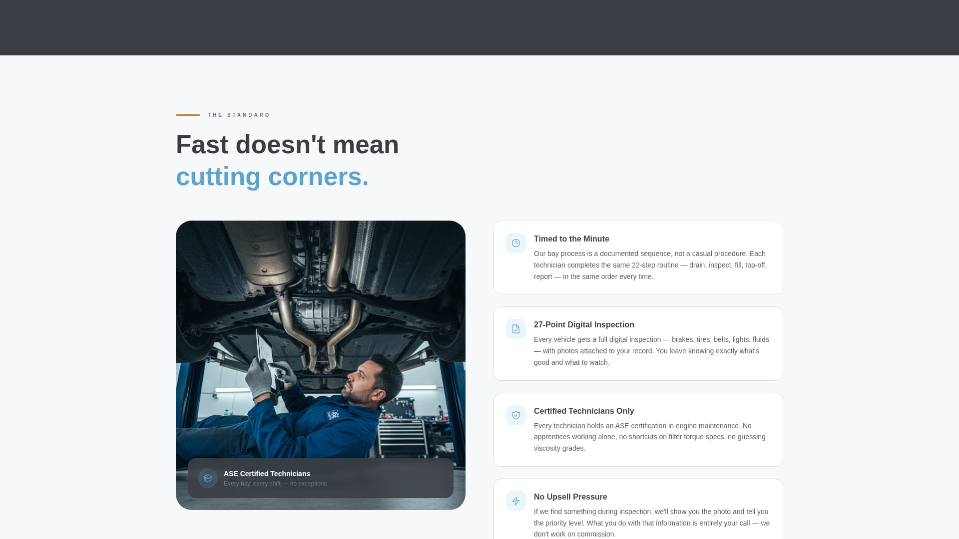Lube - Highimpact Oilchange Landing Page Template