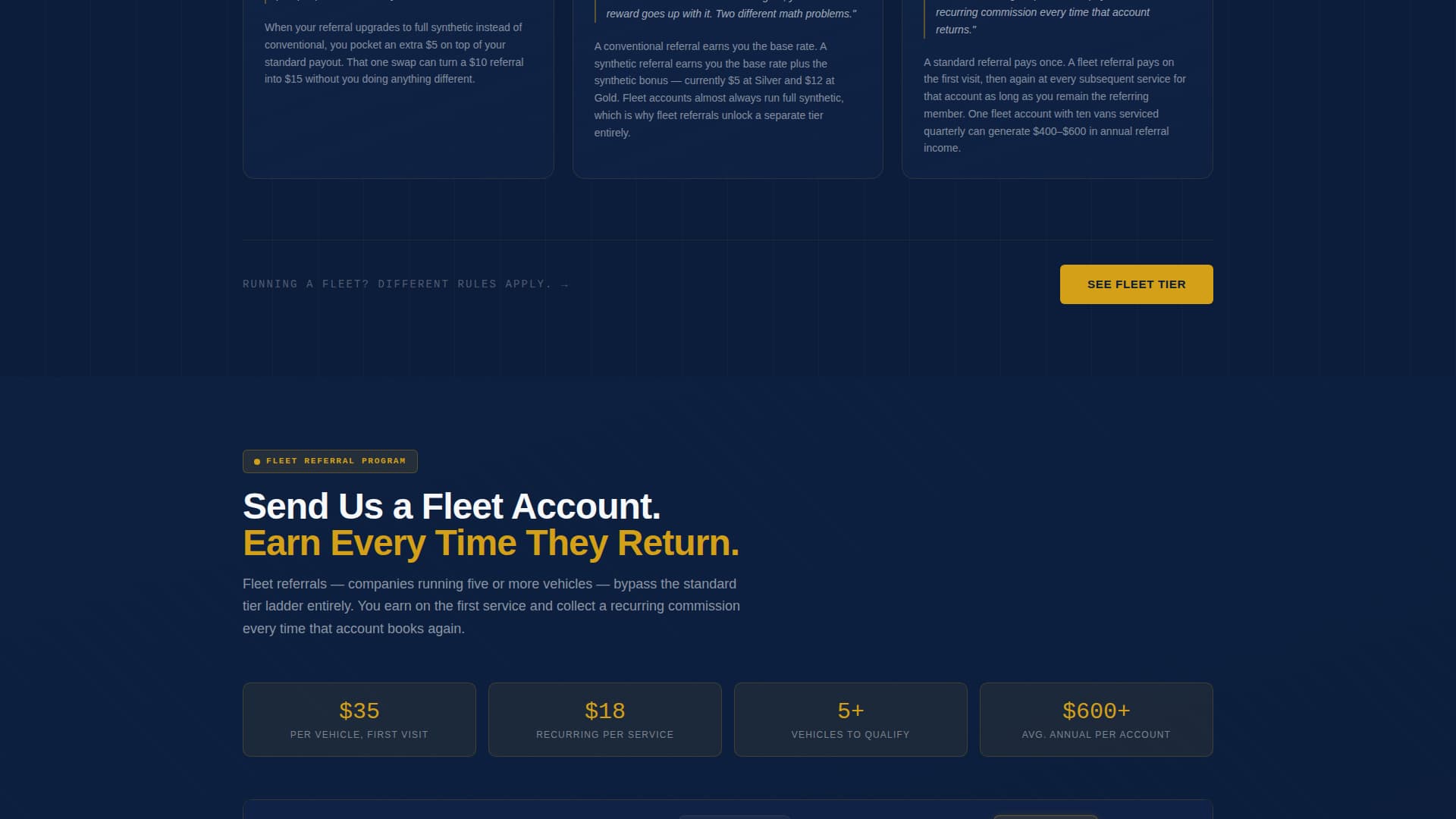 Lube - Rewarding Oilchange Landing Page Template