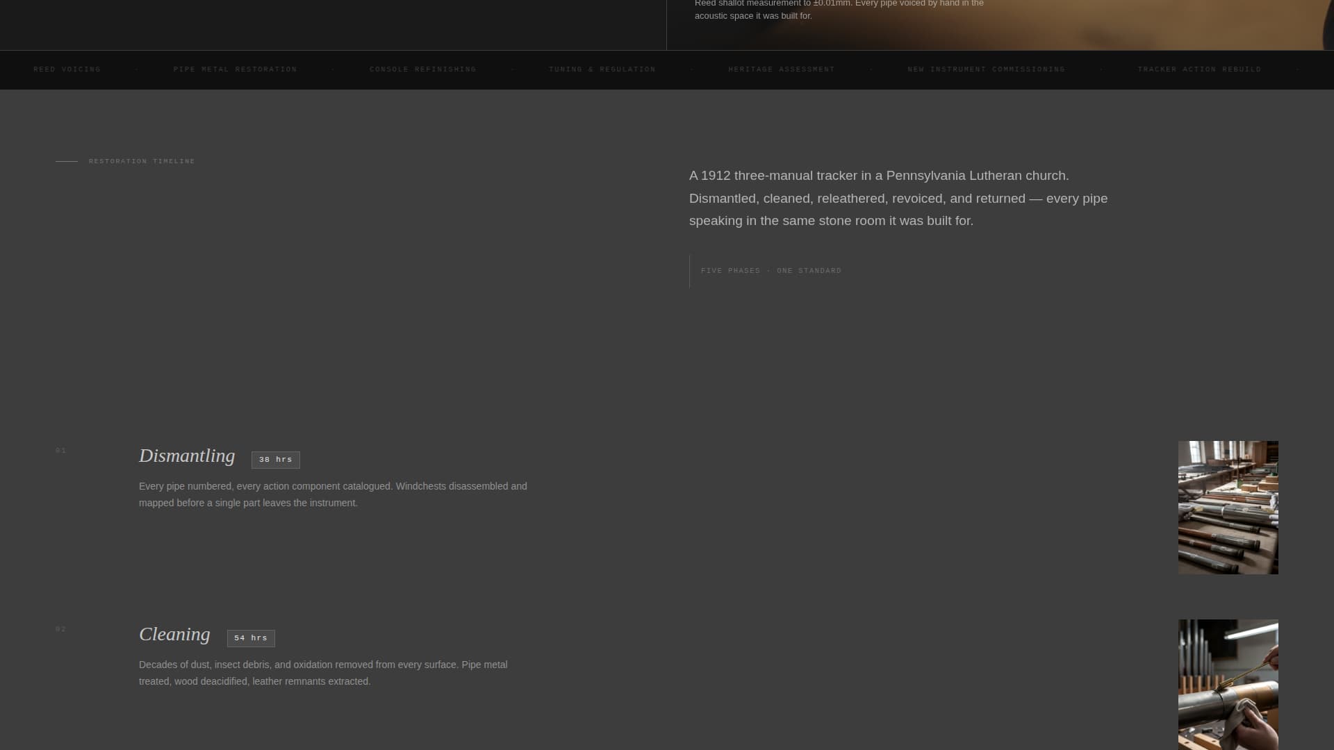 Pipes - Precision Organbuilder Landing Page Template