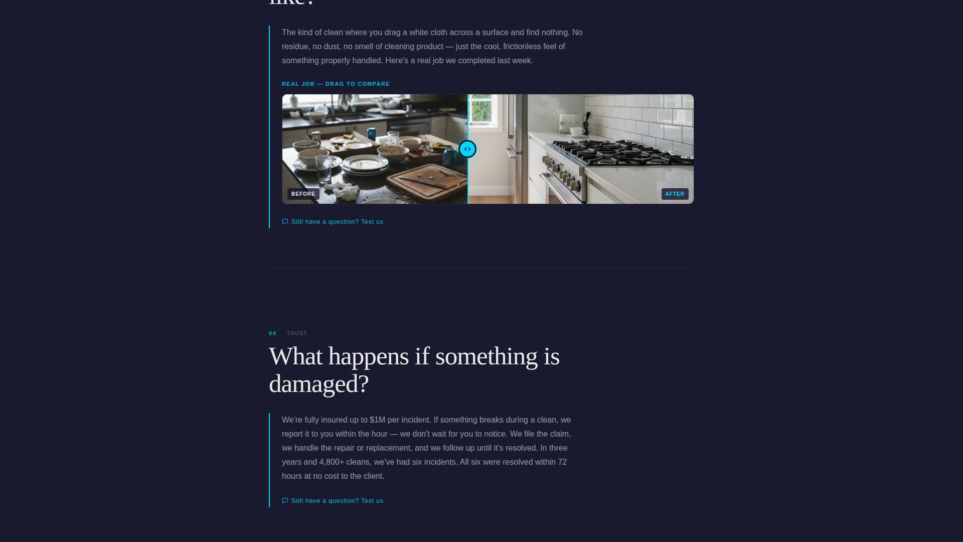 Residential Cleaning Service Booking Website Template