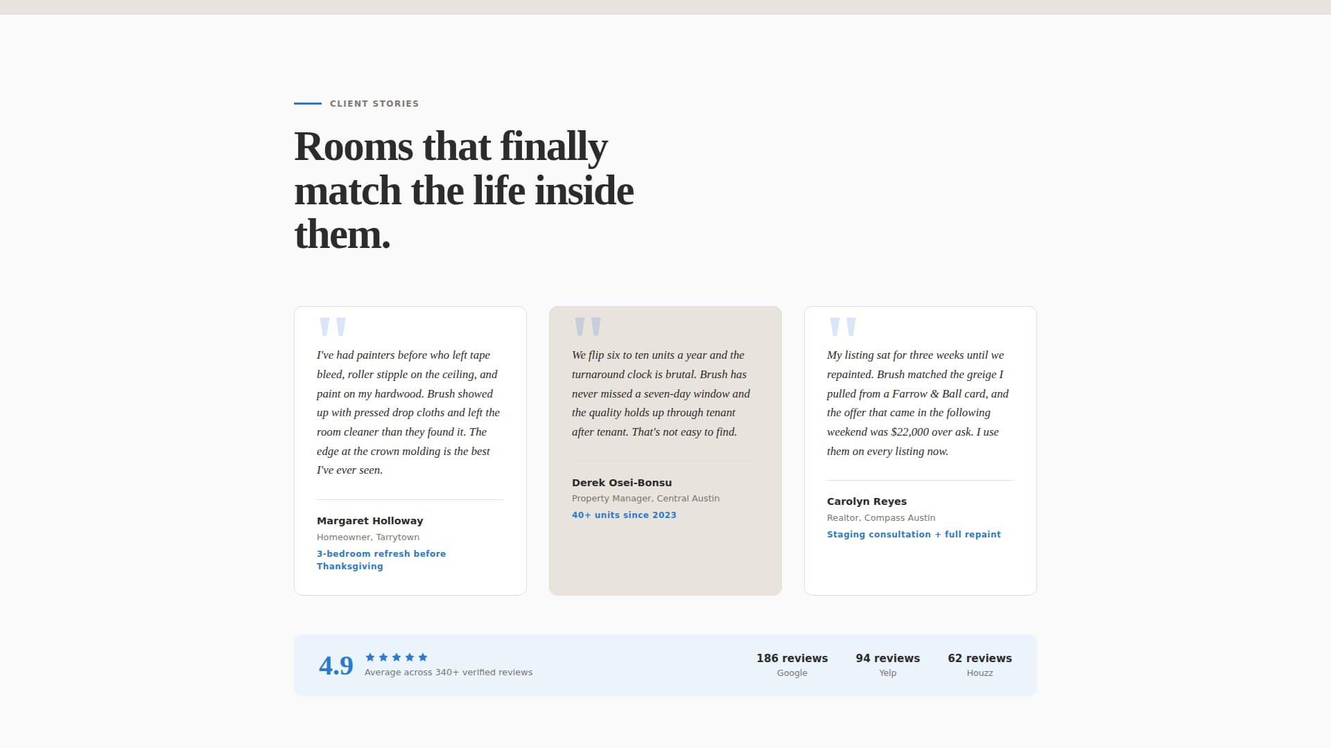 Brush - Crisp Painter Landing Page Template