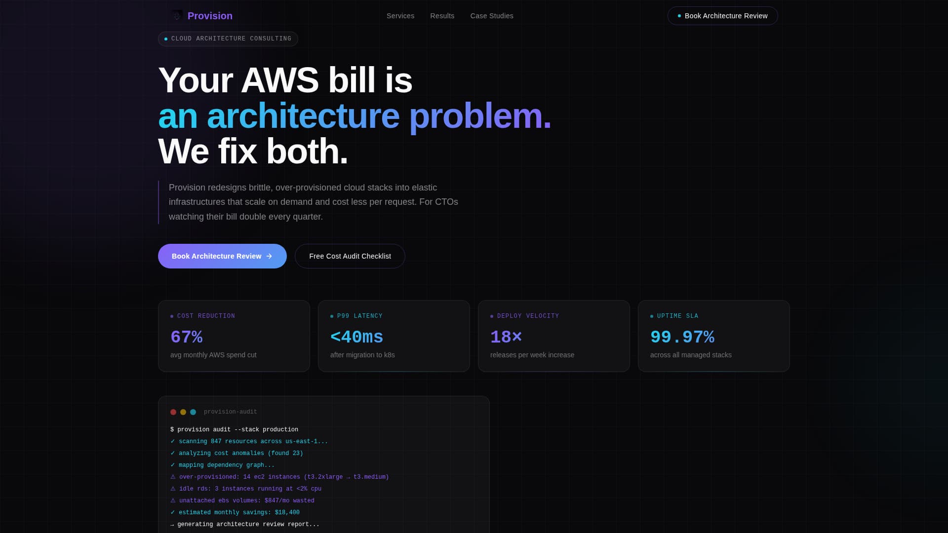 IT Services & Consulting Portfolio Website Template