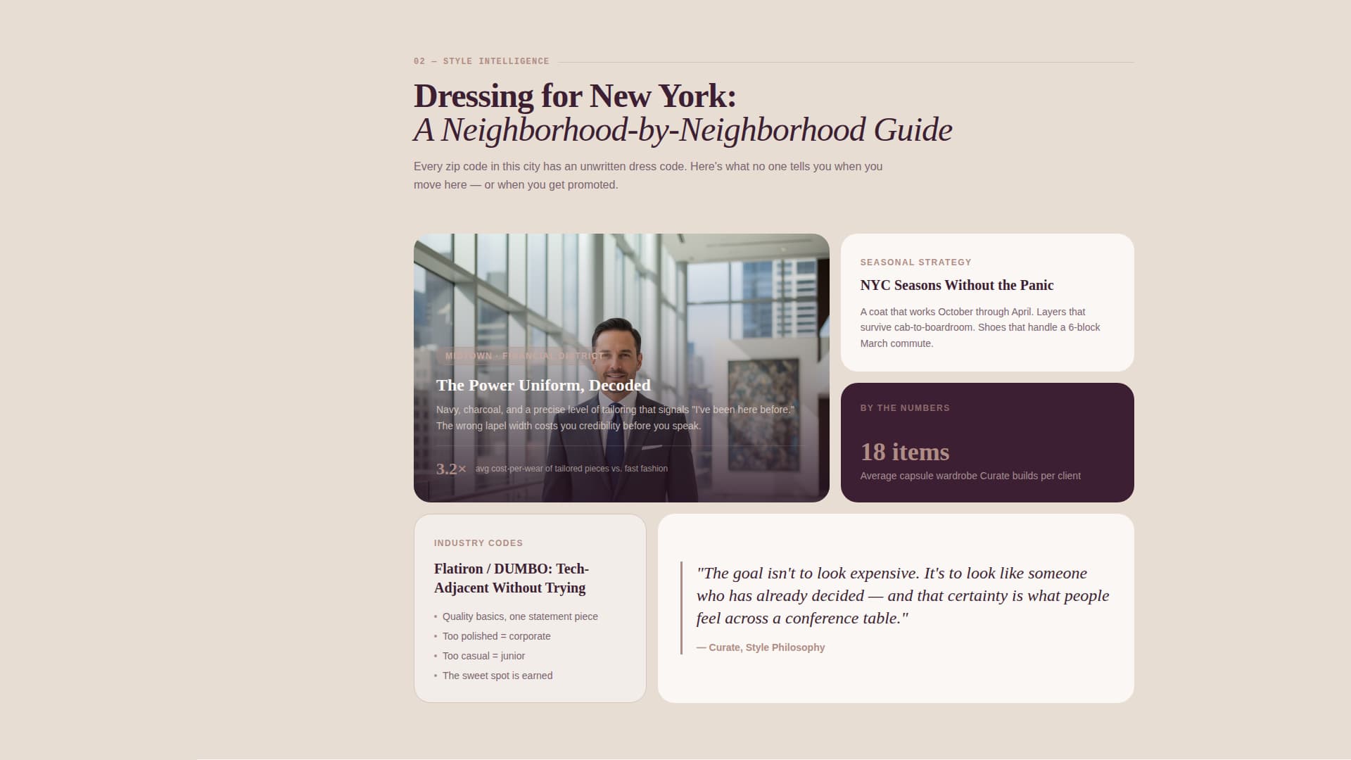 Curate - Transformative Stylist Landing Page Template