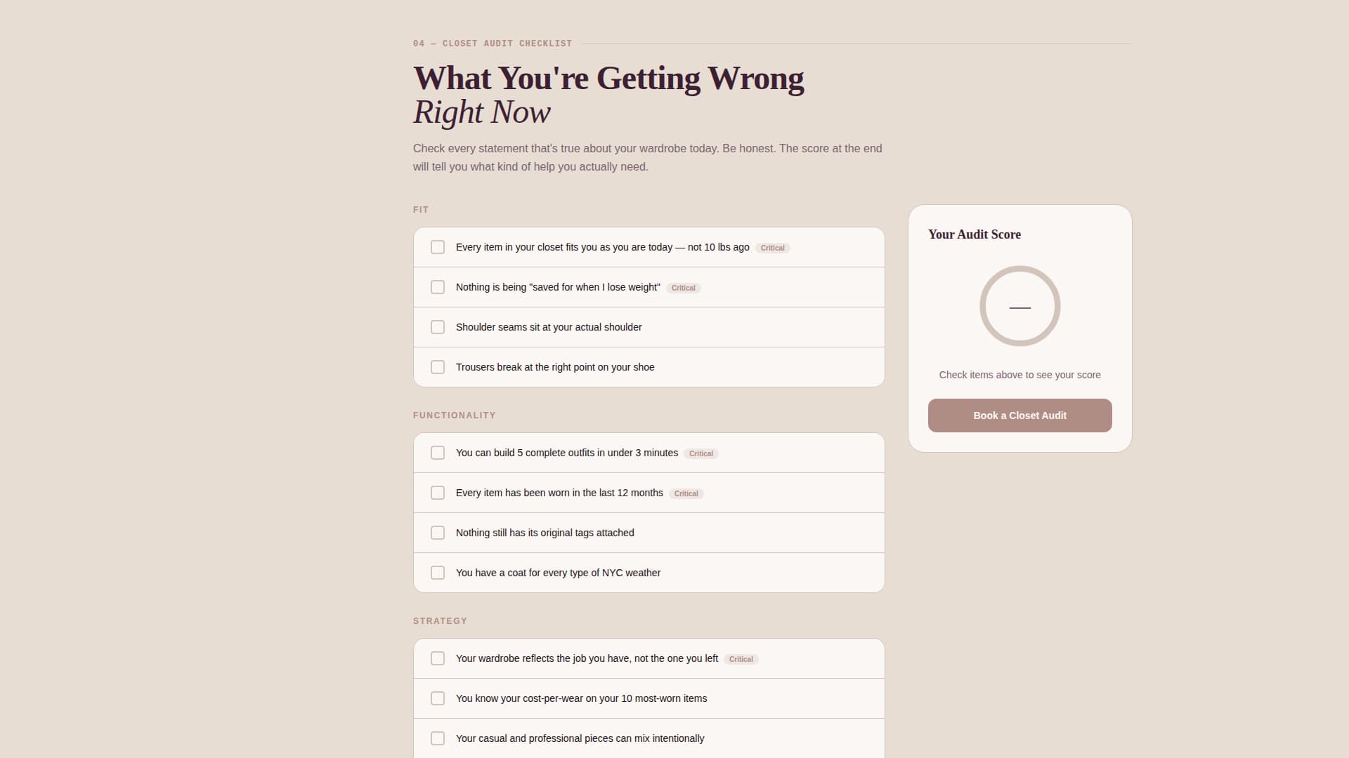 Curate - Transformative Stylist Landing Page Template