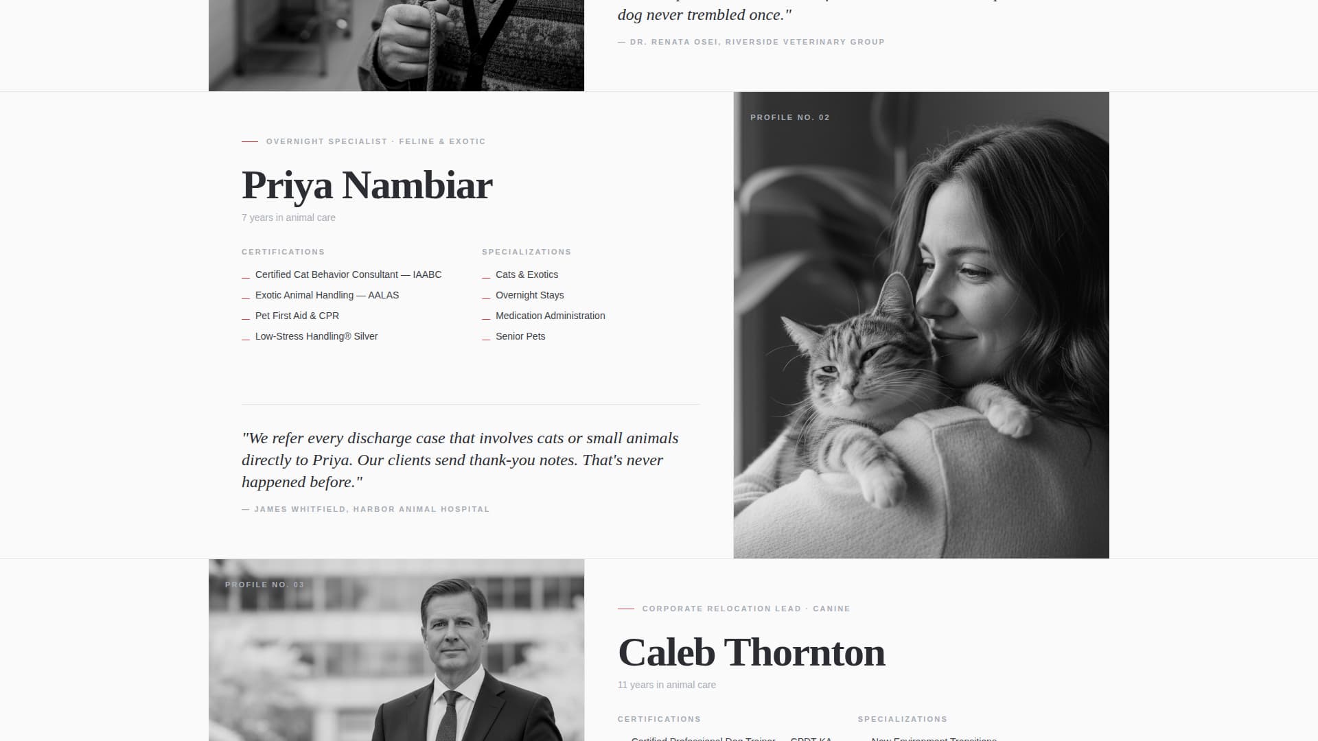 Sitter - Authoritative Petcare Landing Page Template