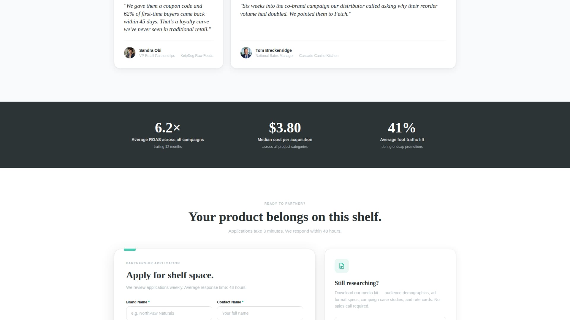 Fetch - Highconverting Petstore Landing Page Template