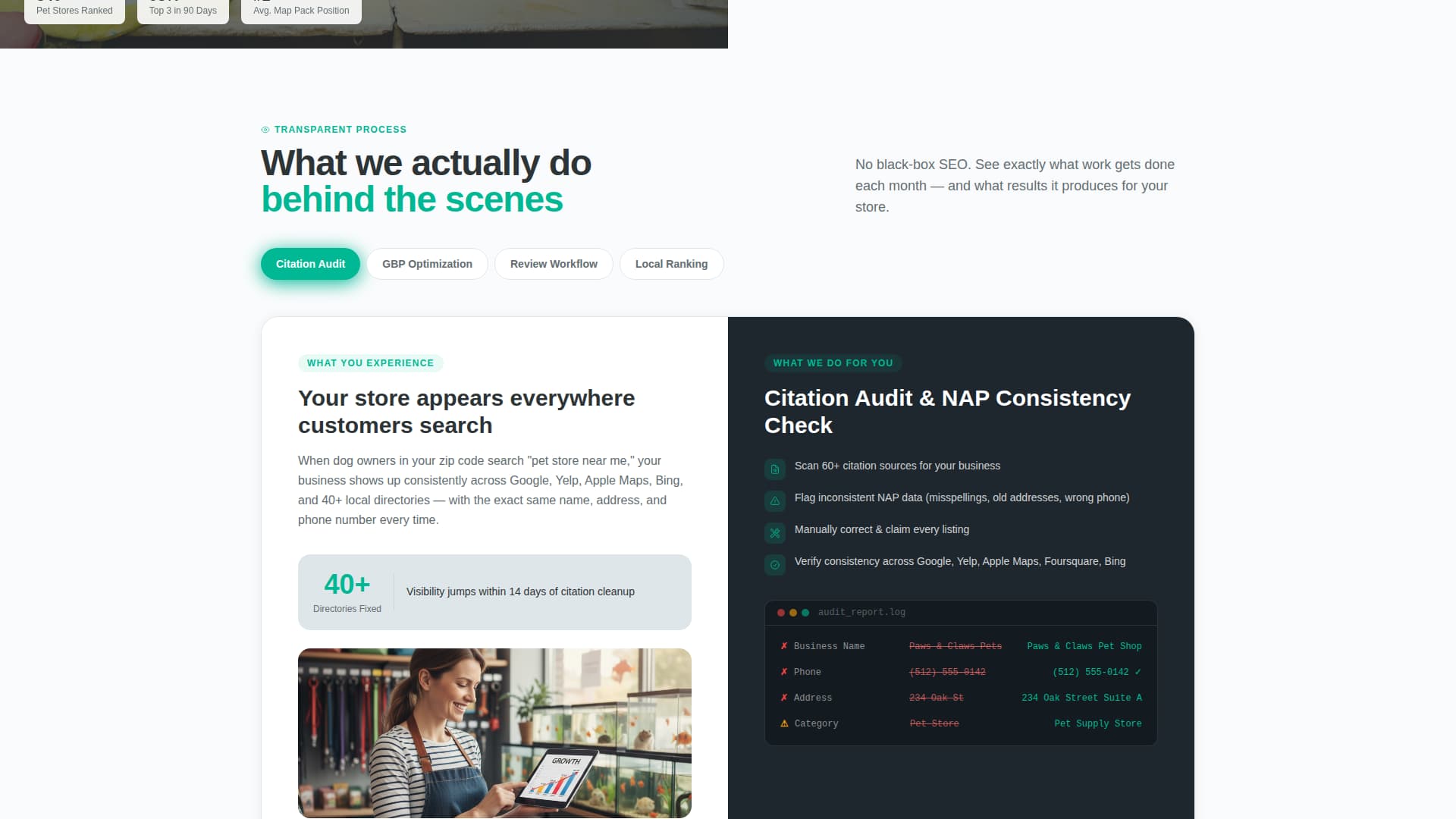 Fetch - Trusted Petstore Landing Page Template