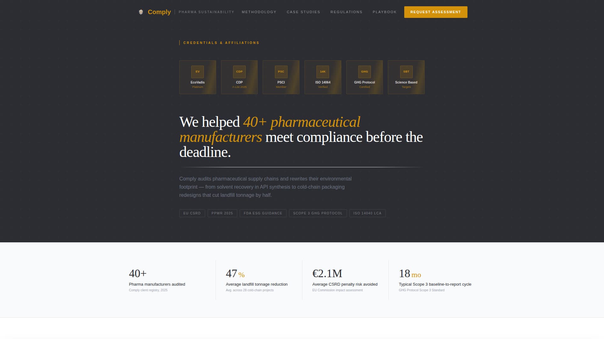 Safeguard — Certified Drug Safety Landing Page Template