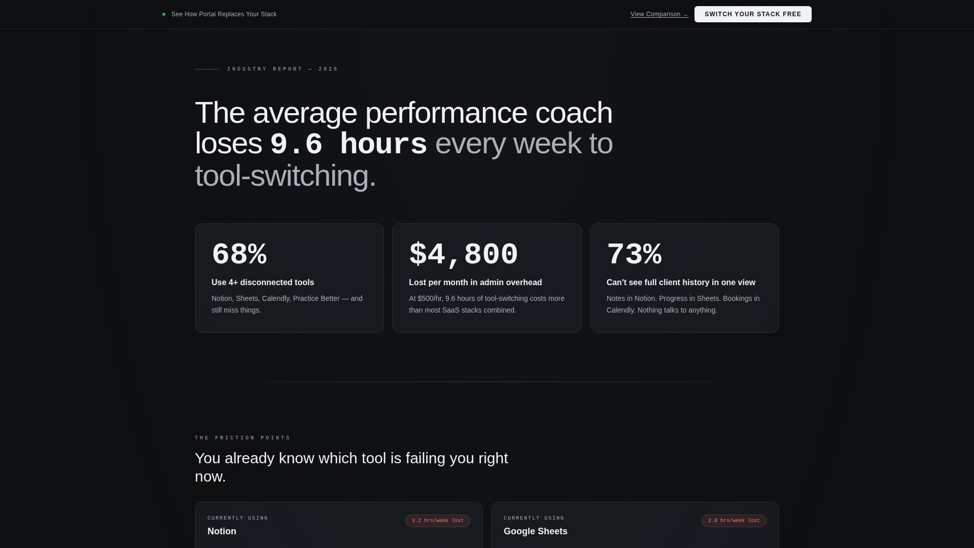 Coaching Digital Presence Specialist Professional Website Template