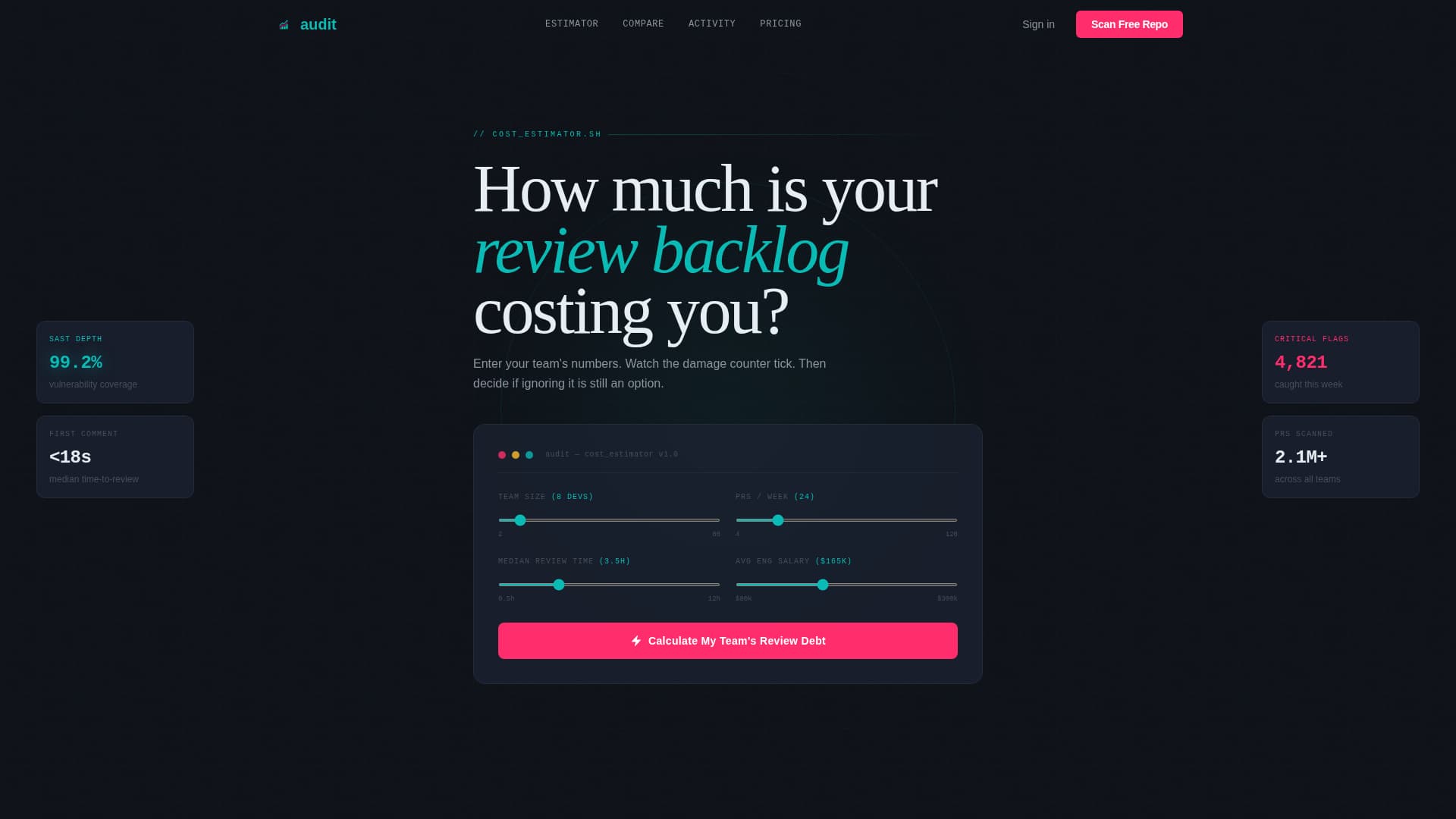 Developer Tools & API Pricing Website Template