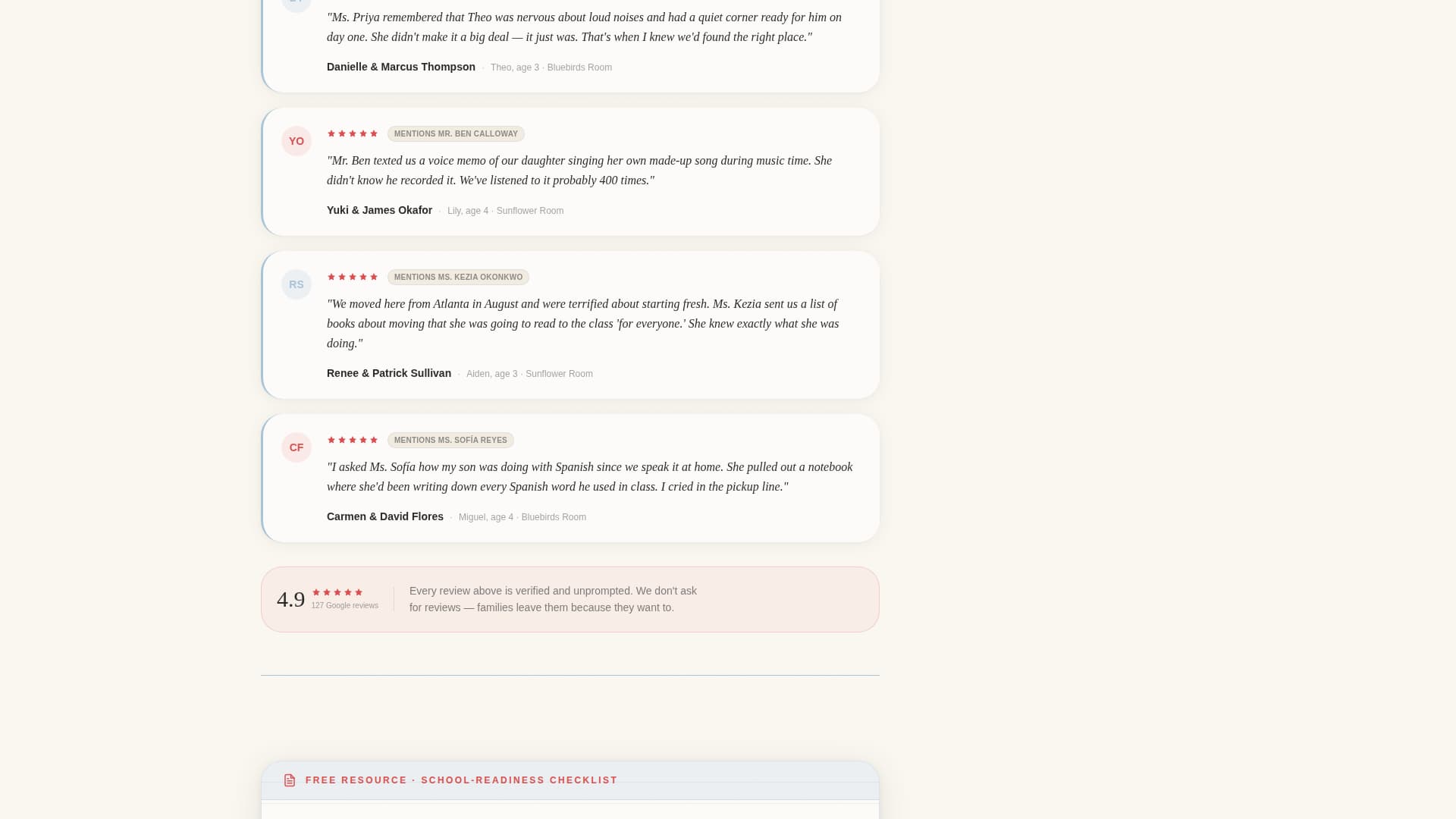 Nurture — Certified Early Childhood Education Landing Page Template