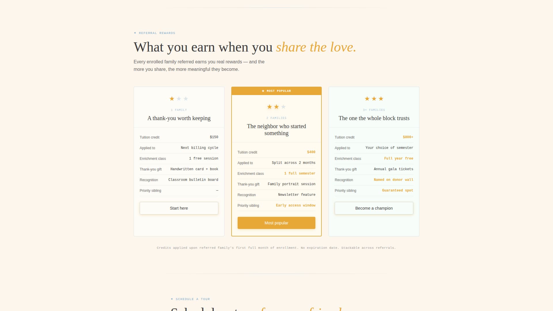 Refer - Trusted Preschool Landing Page Template