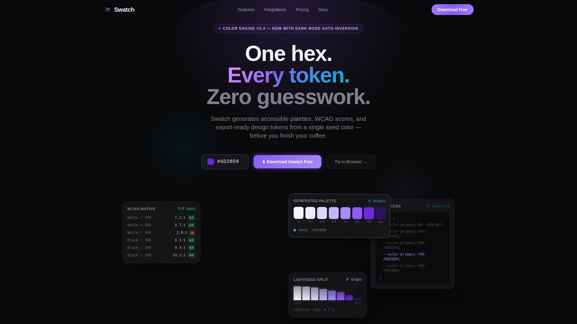 Design System & Component Library Professional Website Template